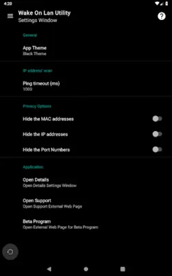 Wake On Lan Utility android App screenshot 9